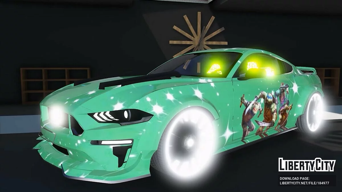 Ford Mustang Ninja Turtles / GTA 5