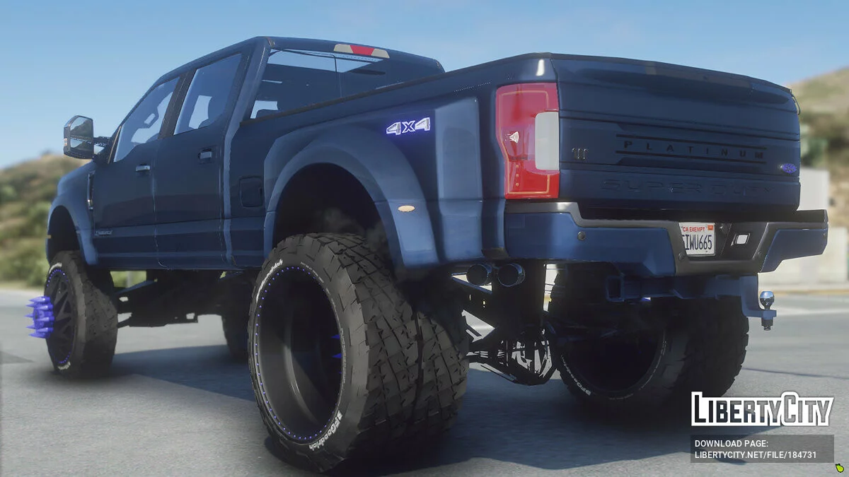 Ford F-450 Dually Elevado em Duro Forgiatos / GTA 5