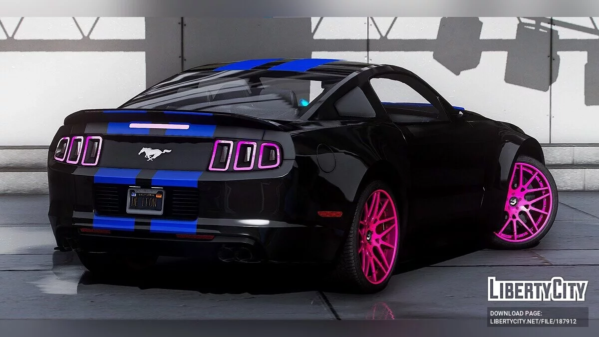 فورد موستانغ GT NFS مع تبديل محرك هيلفانت / جي تي أي 5