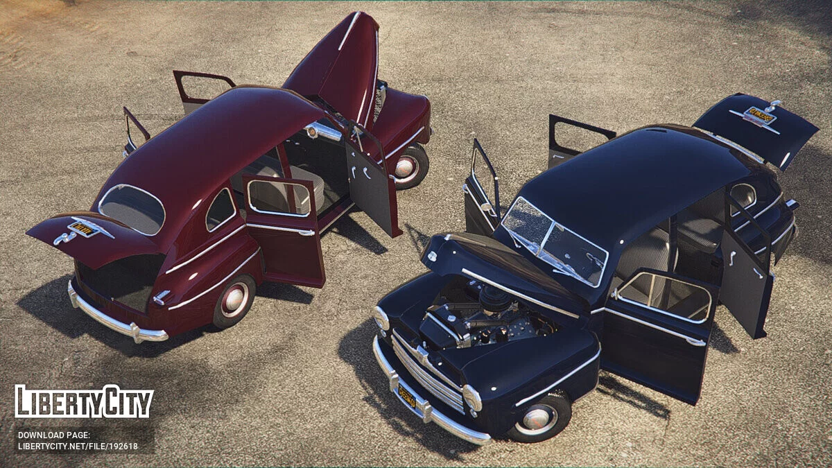 Pacote 1947 Ford Super DeLuxe / GTA 5