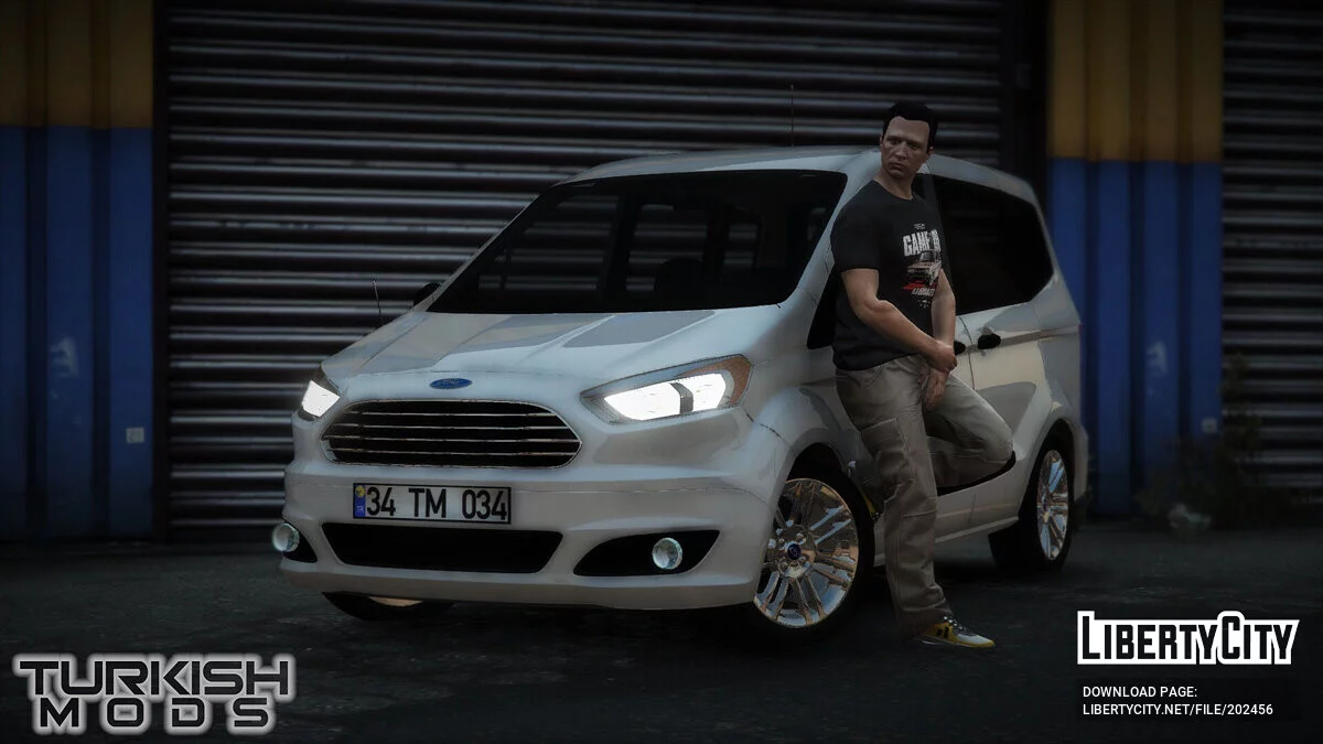 Ford Tourneo Courier v1.1 / GTA 5