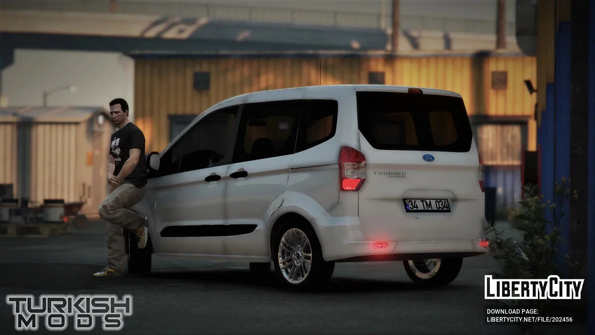 Ford Tourneo Courier v1.1 / GTA 5