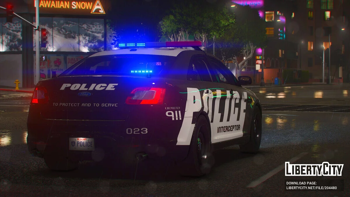 2010 Ford Police Interceptor SCPD v1.0 / GTA 5