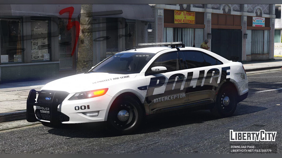Ford Police Interceptor Sedan 2010 v1.1.1309 / GTA 5