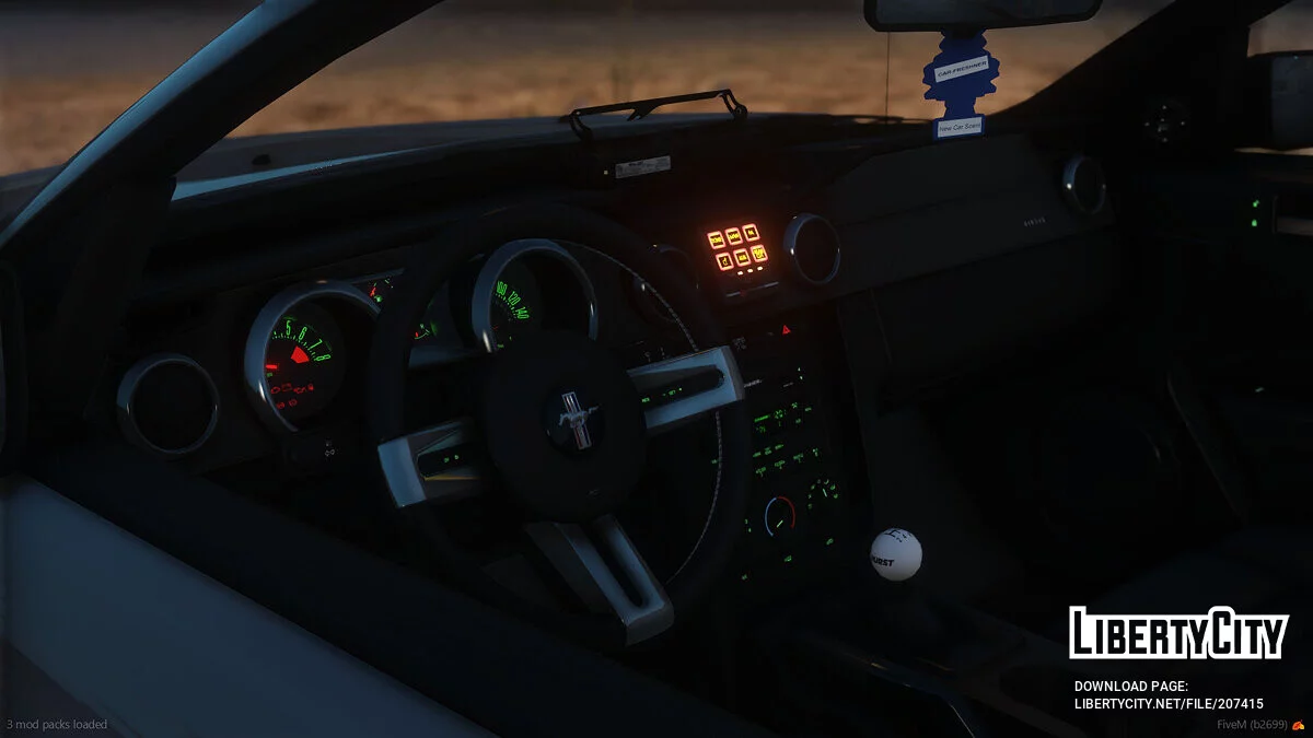 2005 Ford Mustang GT Fire POV v1.0.0 / GTA 5