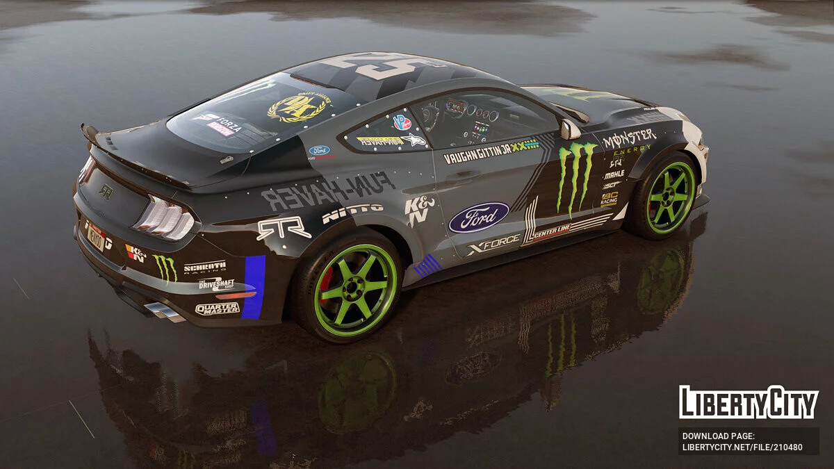 2019 福特野马 GT 方程式漂移怪兽能量 / GTA 5