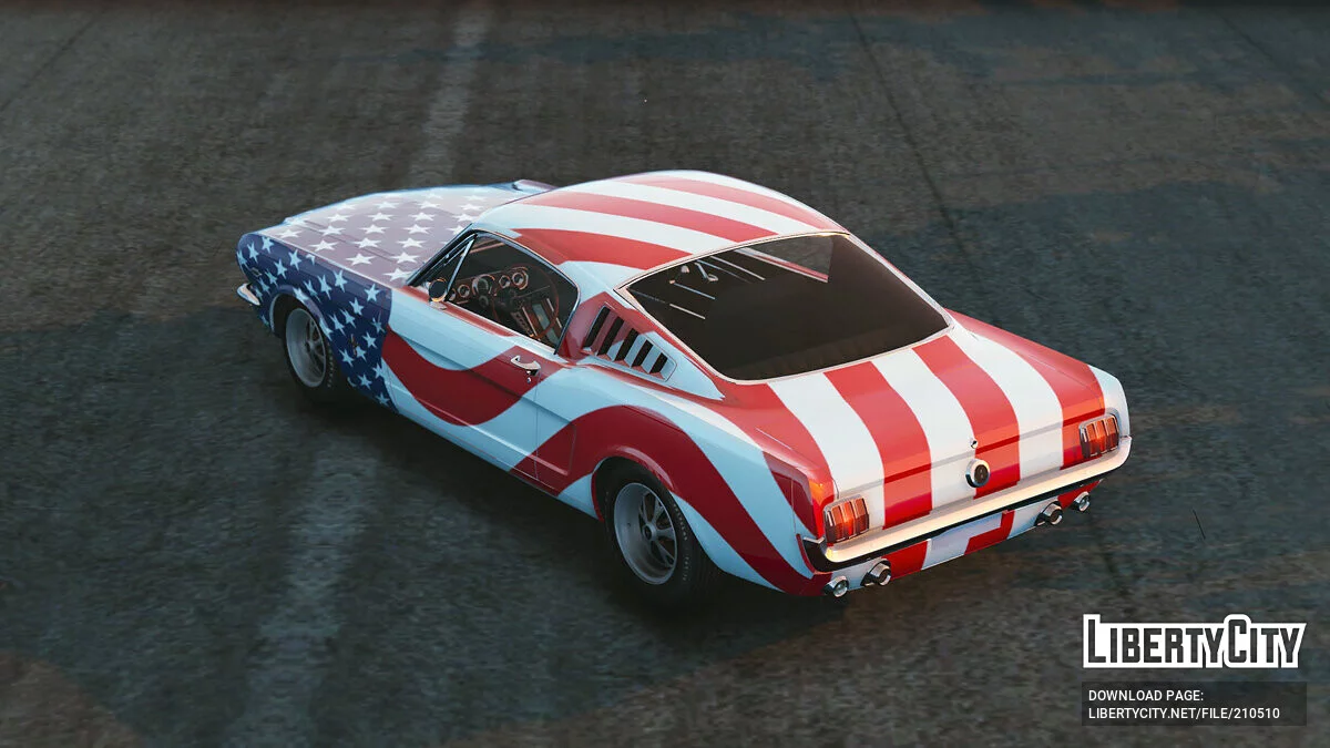 Ford Mustang Fastback Stars and Stripes / GTA 5