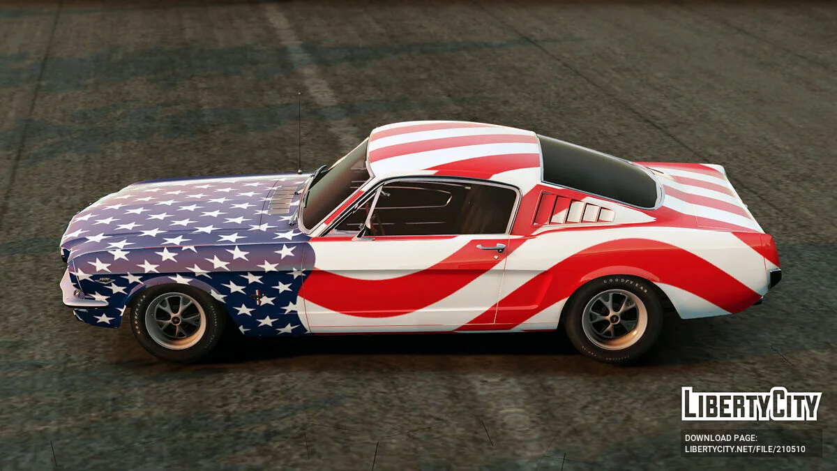 Ford Mustang Fastback Stars and Stripes / GTA 5