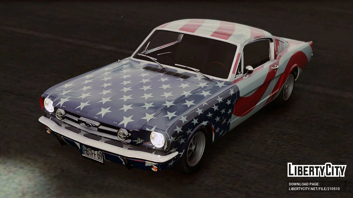 Ford Mustang Fastback Stars and Stripes / GTA 5
