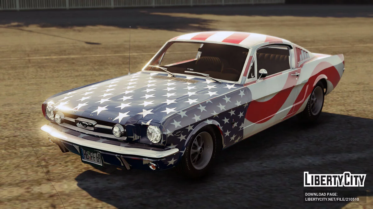 Ford Mustang Fastback Stars and Stripes / GTA 5