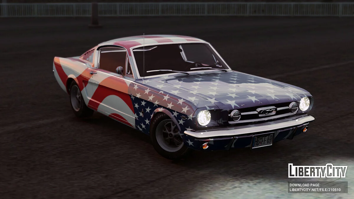Ford Mustang Fastback Stars and Stripes / GTA 5