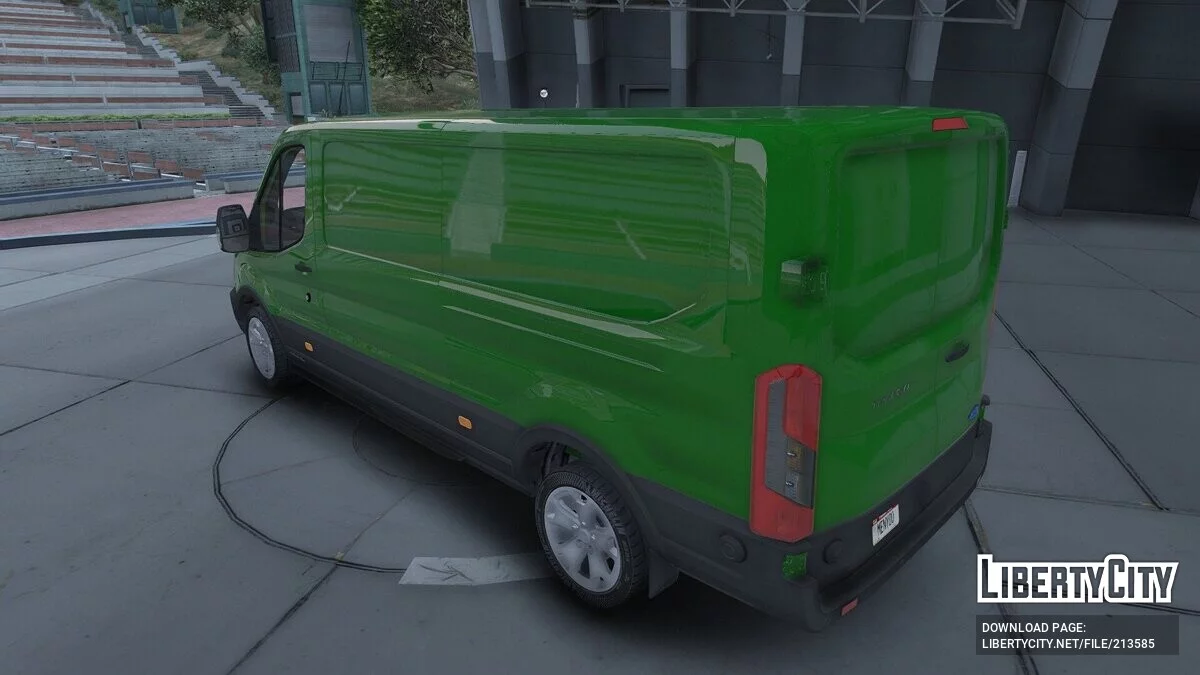 Furgonetka Ford Transit 2022 z pieniędzmi / GTA 5