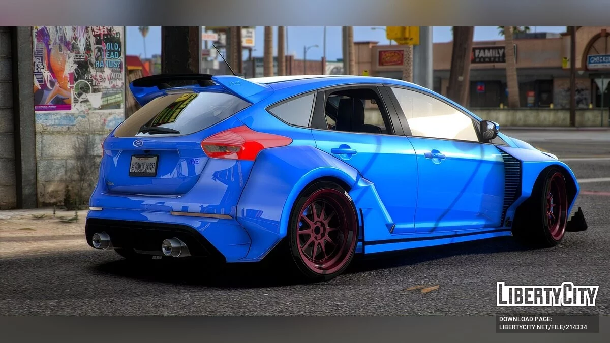 Ford Focus Rs 2017 BodyKit / GTA 5