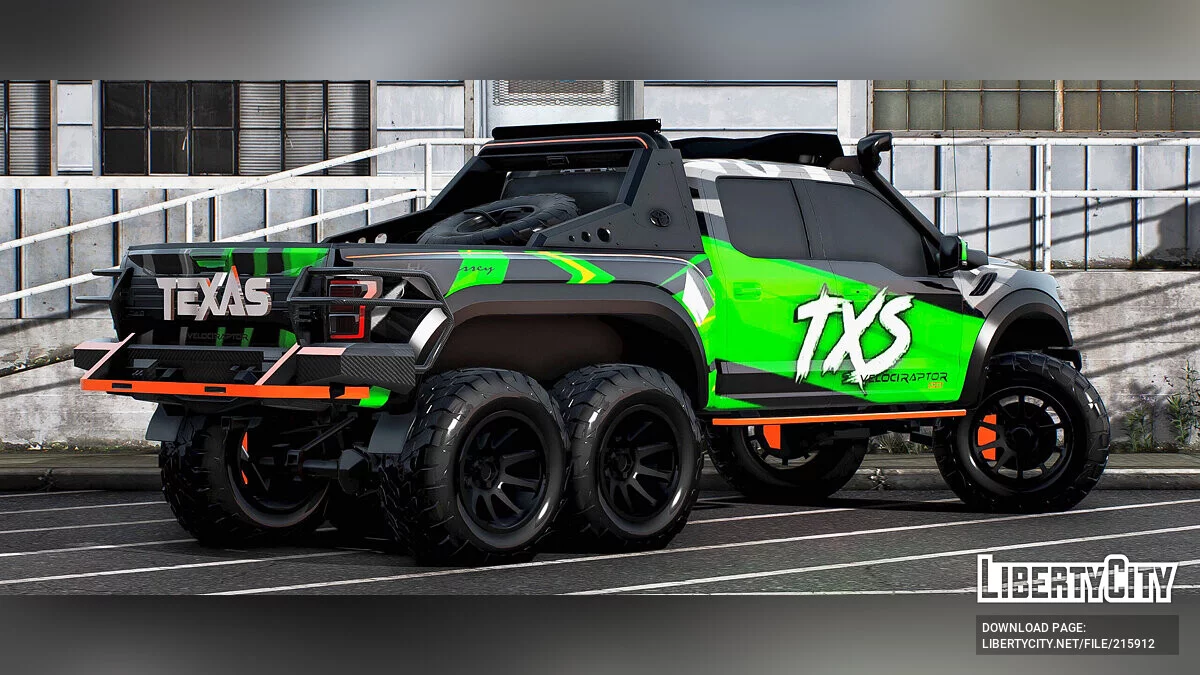 Ford F150 VELOCIRAPTOR 6x6 TXS / GTA 5