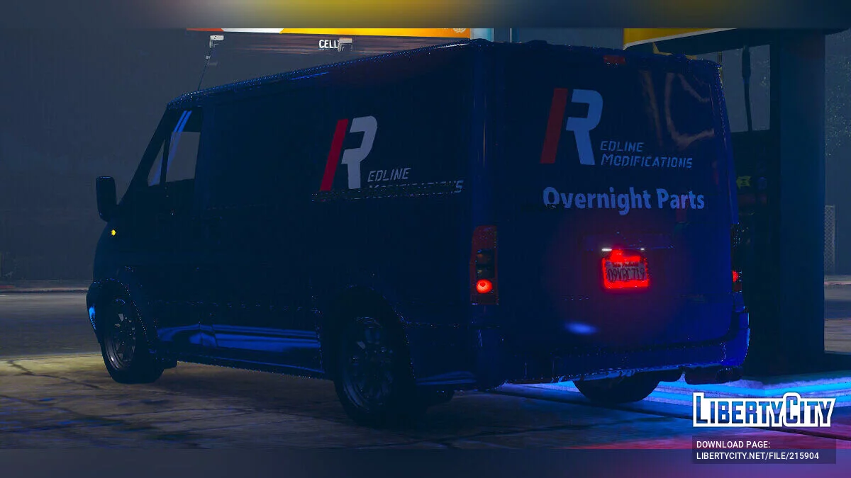 Ford Transit Van RedlineModifications v1.0 / GTA 5