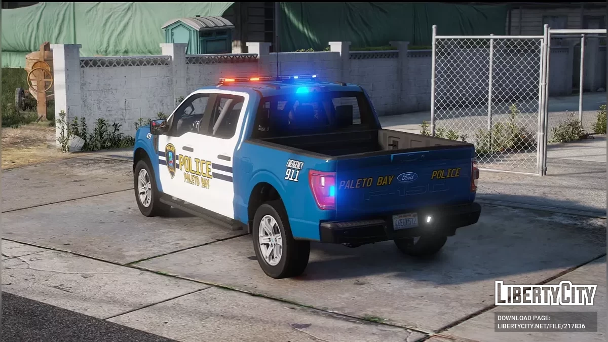 2021 Ford F-150 Police Dept de Paleto Bay / GTA 5