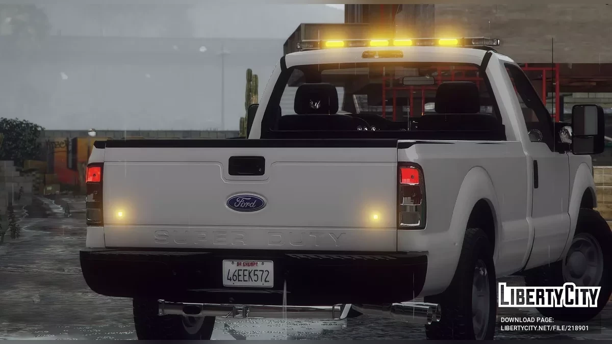 Ciężarówka DOT Ford F250 z 2013 roku / GTA 5