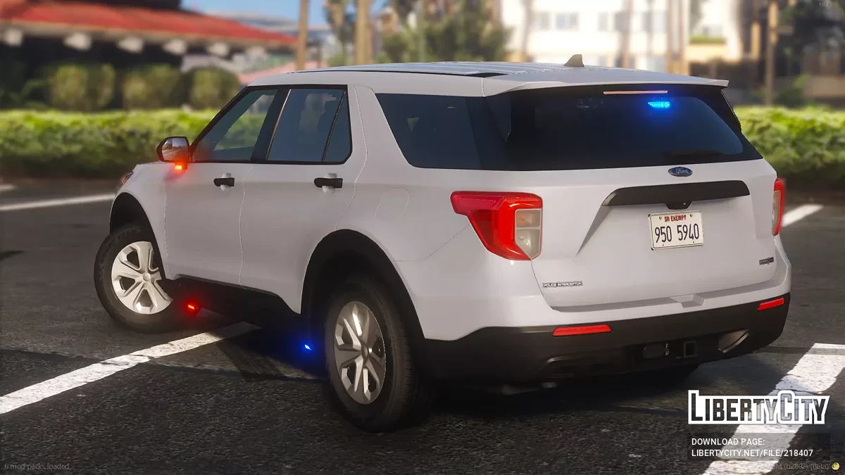 2020 Ford Police Interceptor Whelen FlatLighter Disfarçado / GTA 5