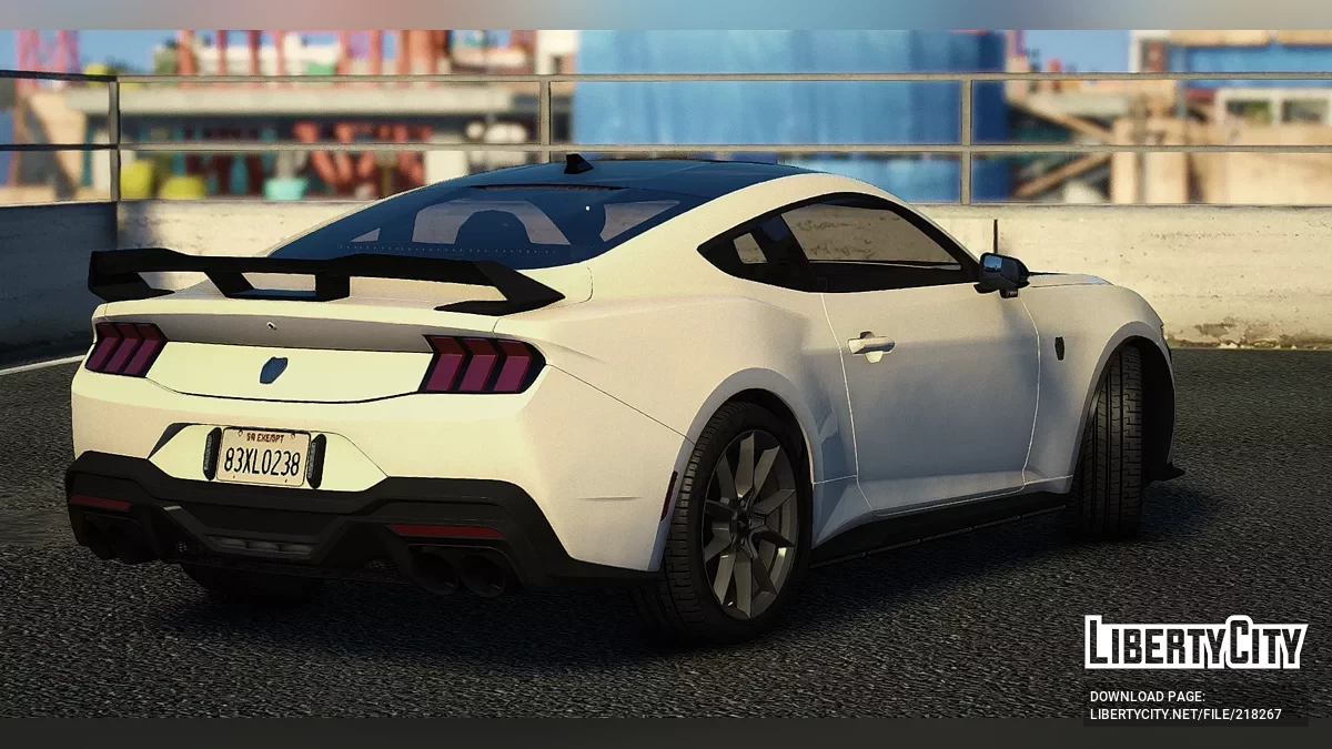 2024福特野马暗马未标记 / GTA 5