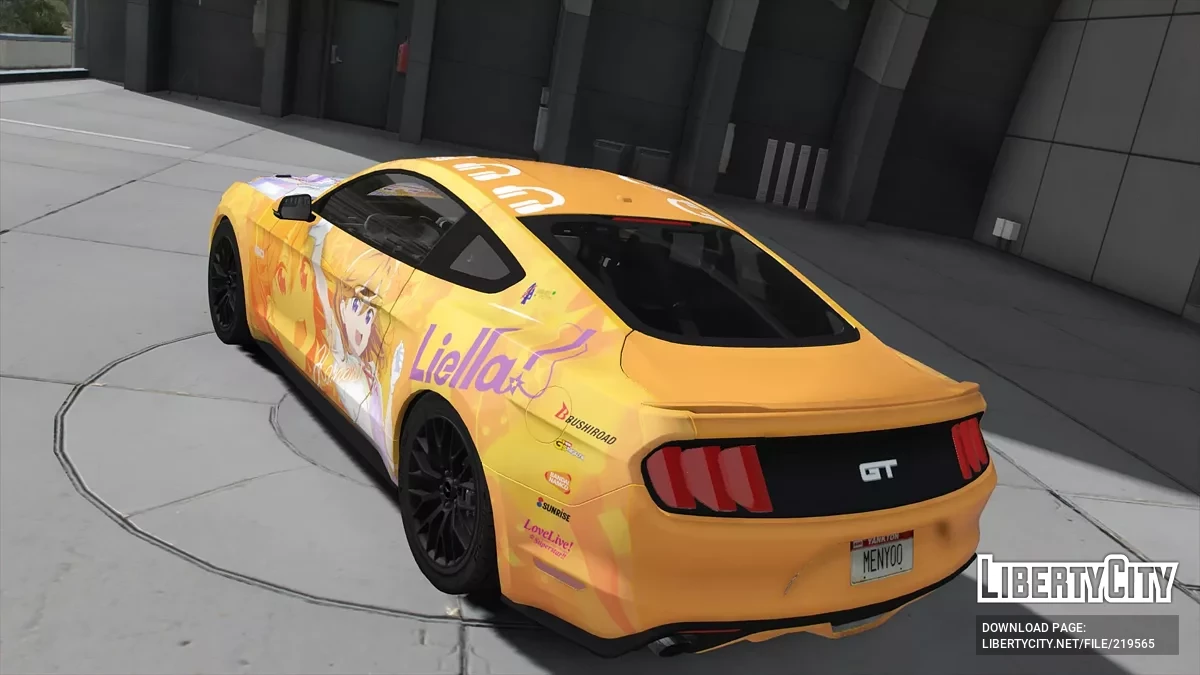 Kanon Shibuya Love Live Superstar Itasha (痛車/痛车) for 2015 Ford Mustang / GTA 5