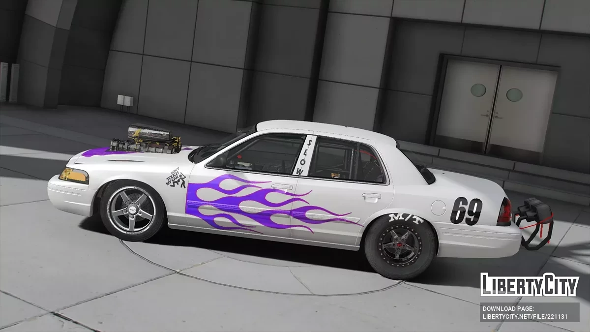 2008 Ford Crown Victoria Drag Car v1.0 / GTA 5