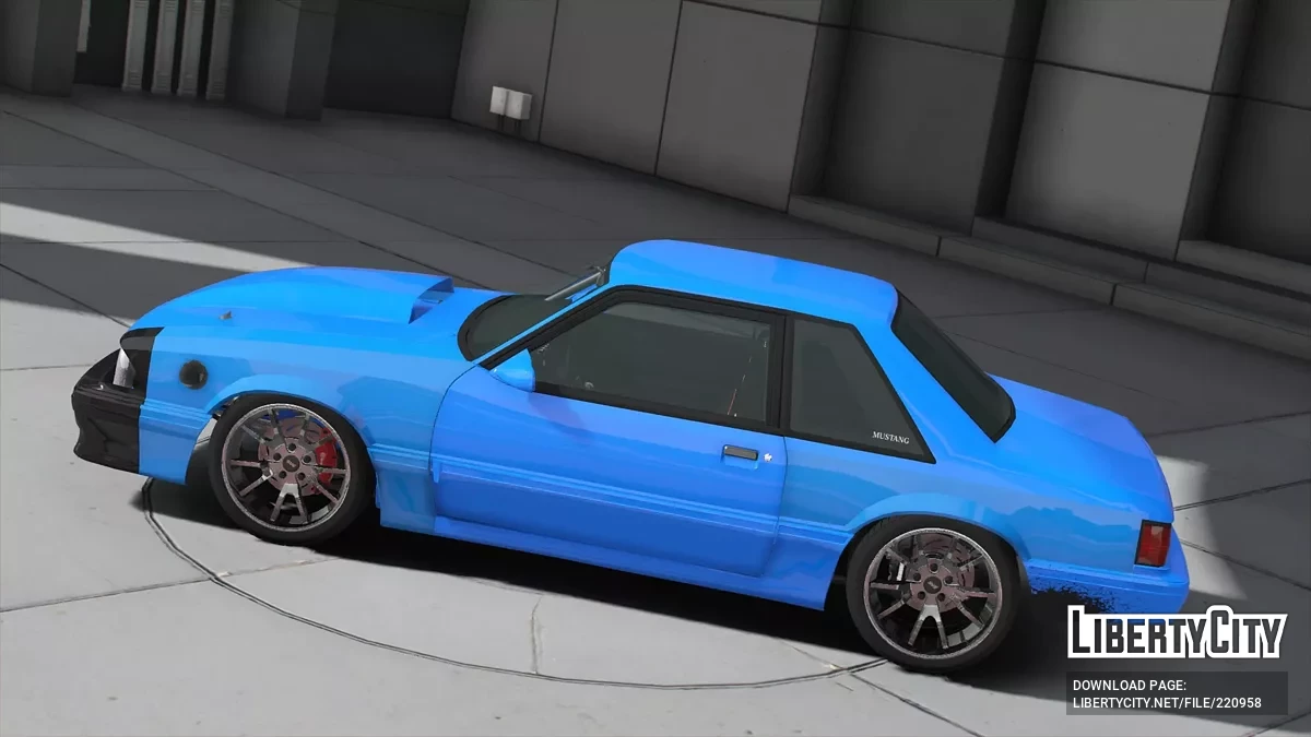 Ford Mustang Fox Body Custom Slideshow Twin Turbo LS Swapped / جي تي أي 5