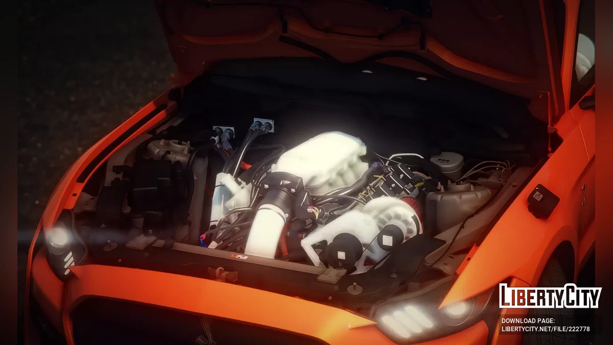 2020 Ford Mustang GT500 Procharged V8 Swapped / GTA 5