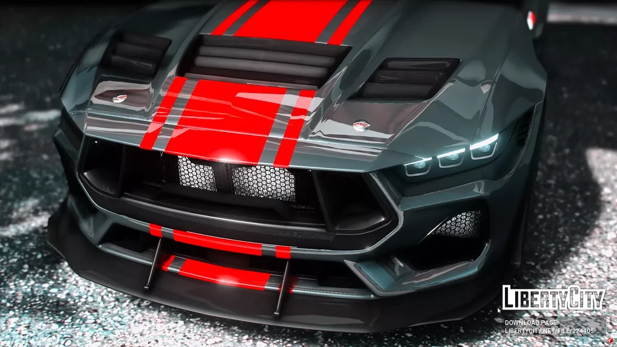 2024 Shelby S650 Super Snake 1000HP Edisi Kinerja Hennessey Mustang / GTA 5