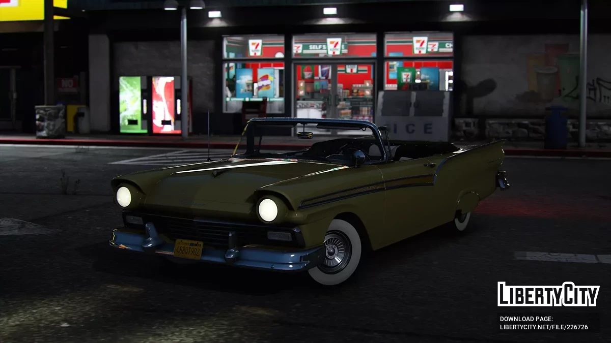 1957年福特Fairlane 500 Sunliner / GTA 5