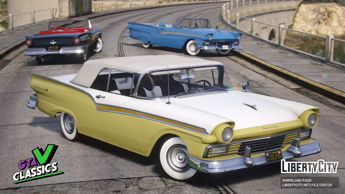 1957年福特Fairlane 500 Sunliner / GTA 5