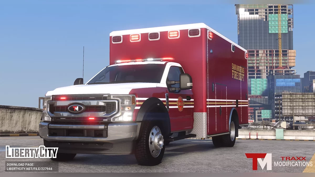 2020 فورد F550 سيارة إسعاف / جي تي أي 5