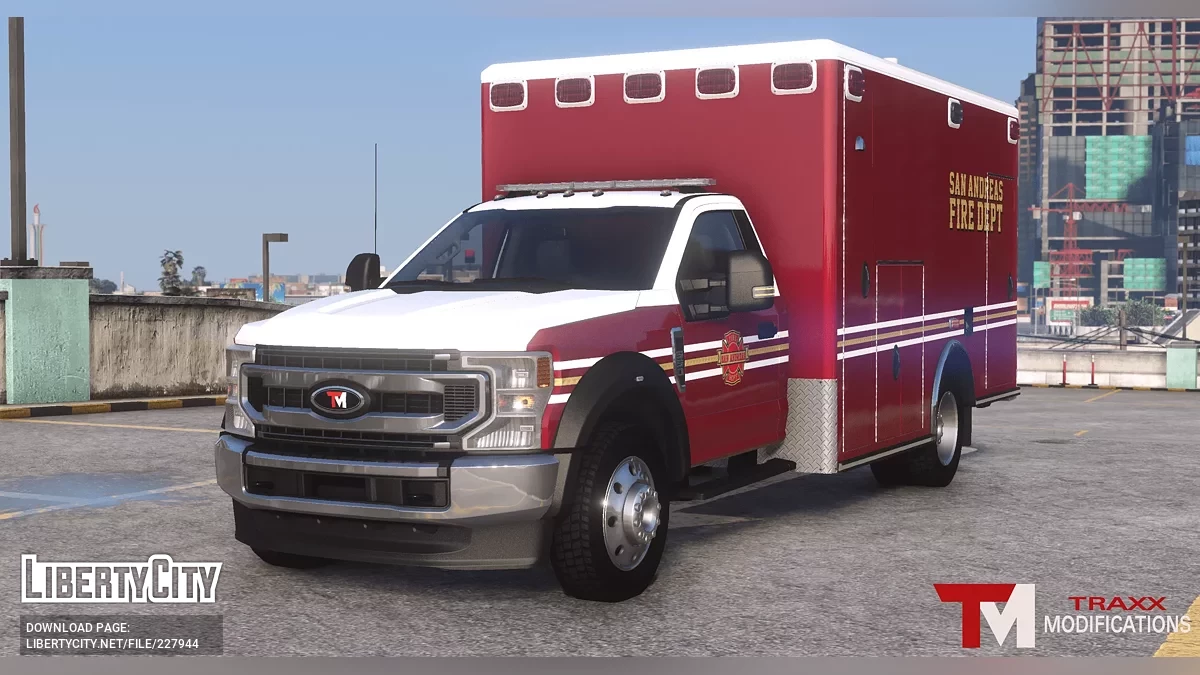 2020 فورد F550 سيارة إسعاف / جي تي أي 5