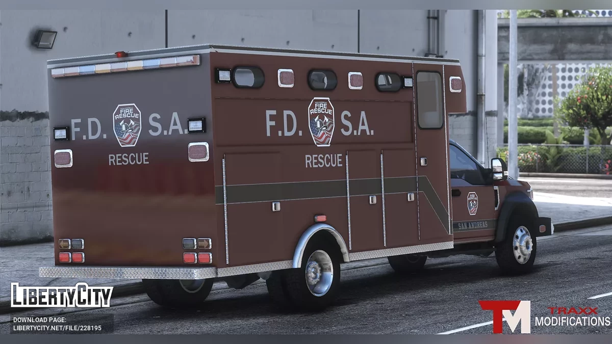 2020 Ford F550 FD Walk In Rescue / GTA 5