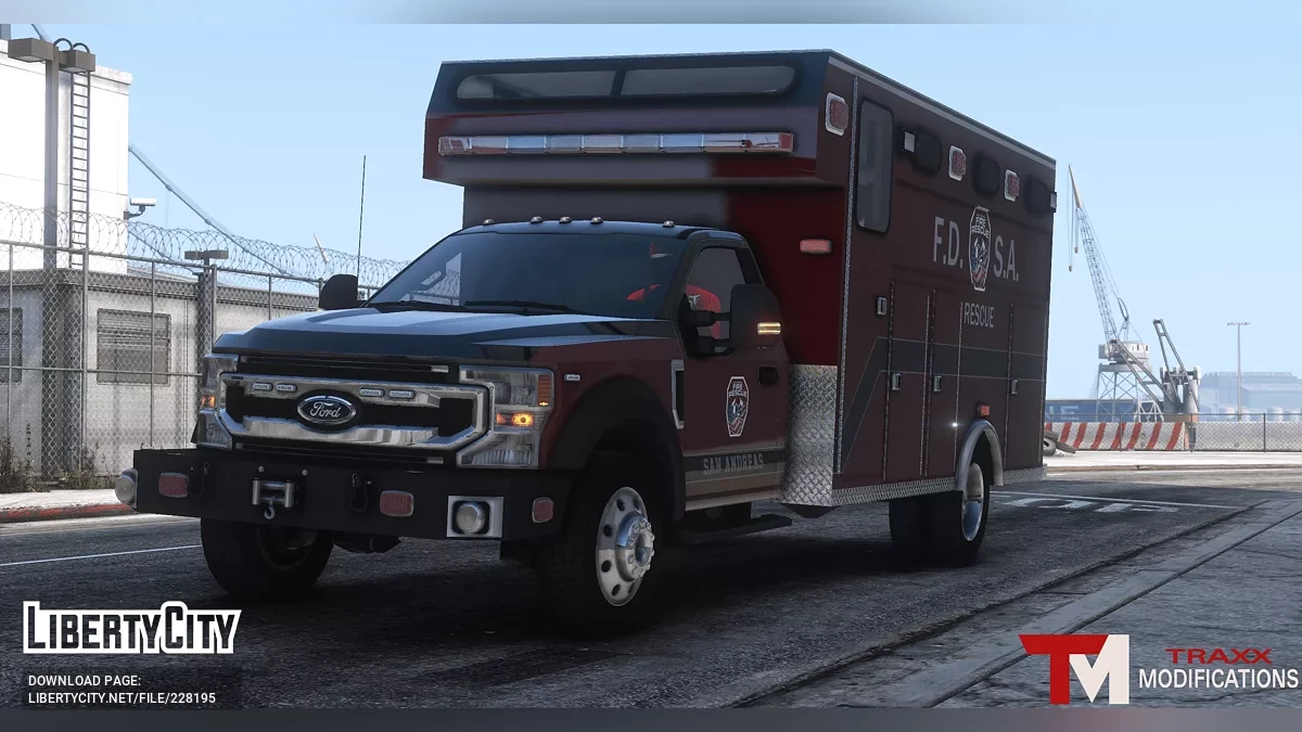 2020 Ford F550 FD Walk In Rescue / GTA 5