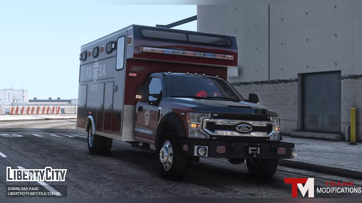 2020 Ford F550 FD Walk In Rescue / GTA 5
