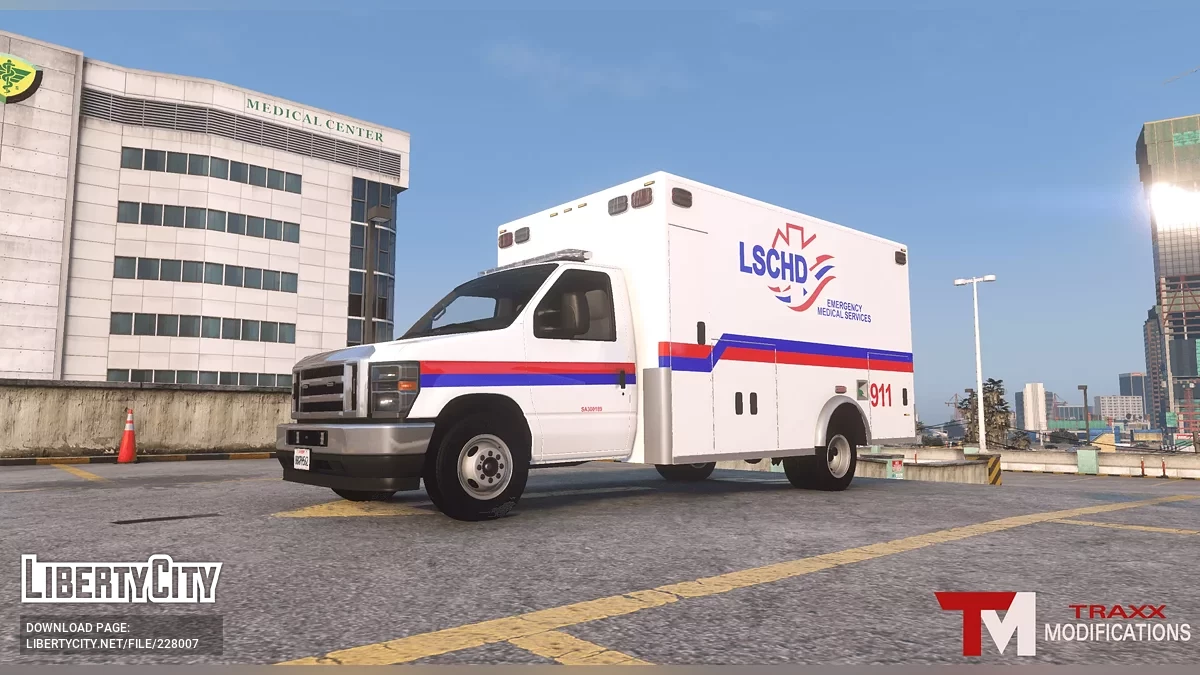 2024 Ford E350 Швидка допомога / GTA 5
