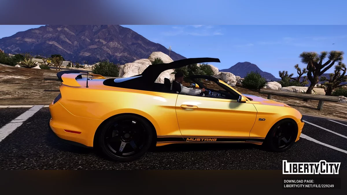 Ford Mustang GT Cabriolet 2019 v1.0 / GTA 5