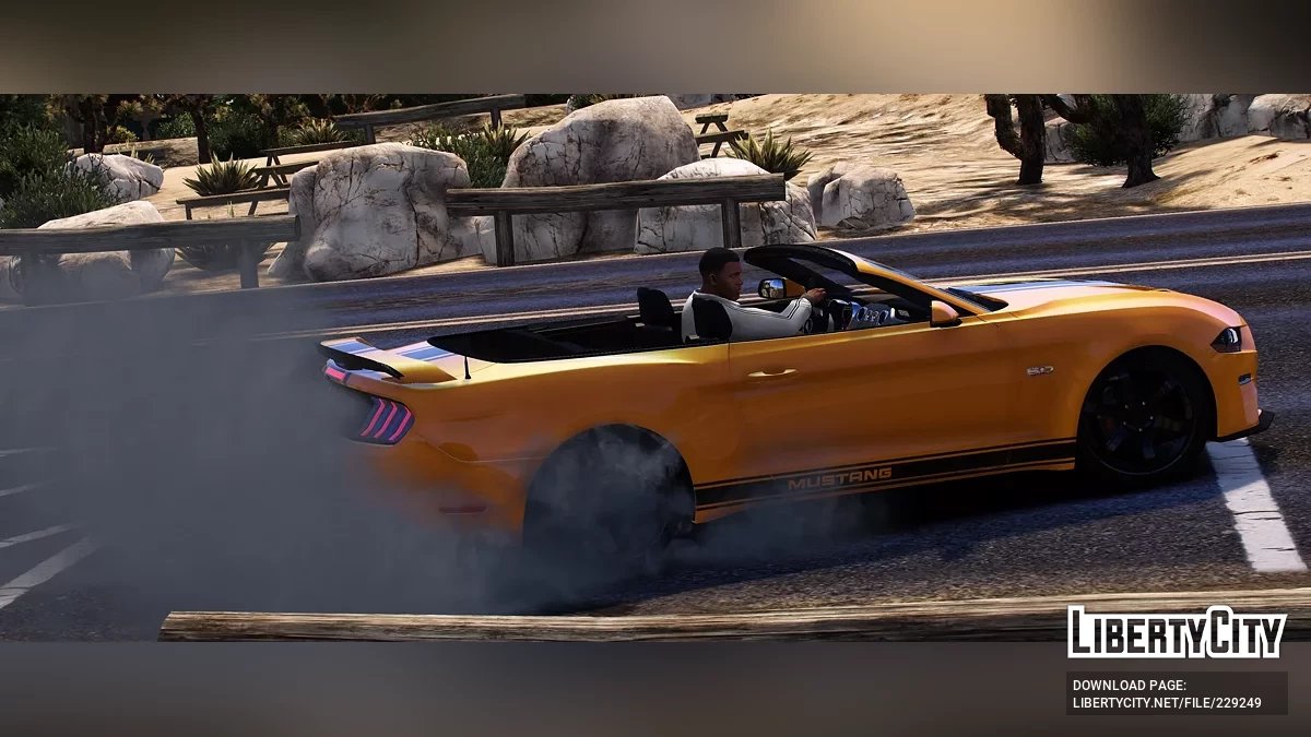 Ford Mustang GT Cabriolet 2019 v1.0 / GTA 5