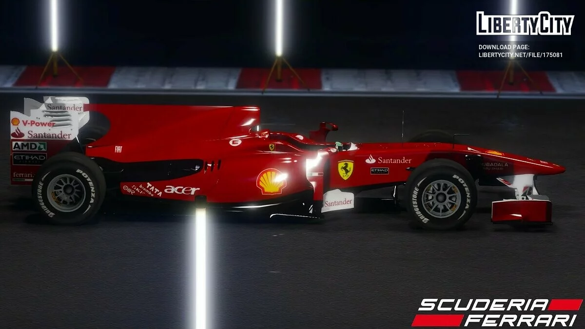 2010 Ferrari F10 v1.0 / GTA 5