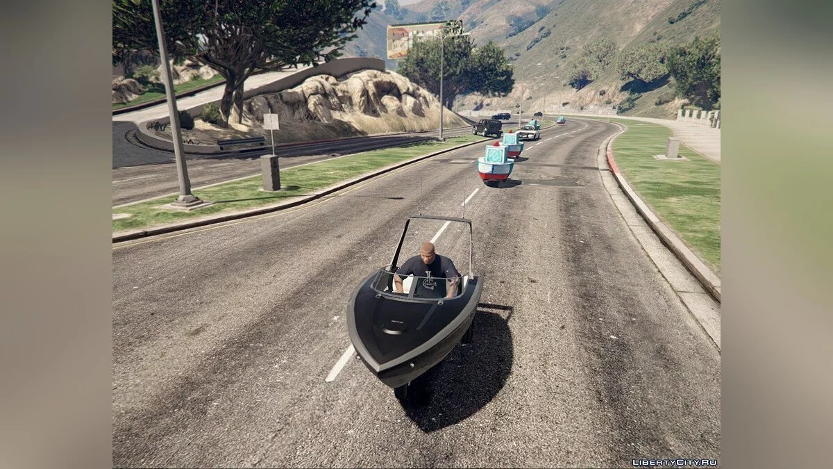 Barco de Bob Esponja / GTA 5