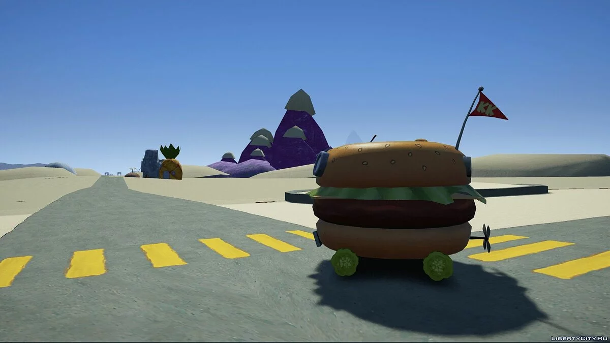 Spongebob's Burger Mobile [Add-On | Unlocked] 1.0 / GTA 5