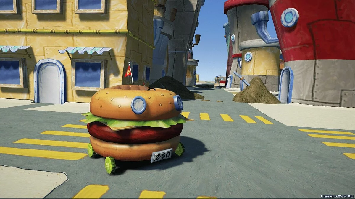 Spongebob's Burger Mobile [Add-On | Unlocked] 1.0 / GTA 5