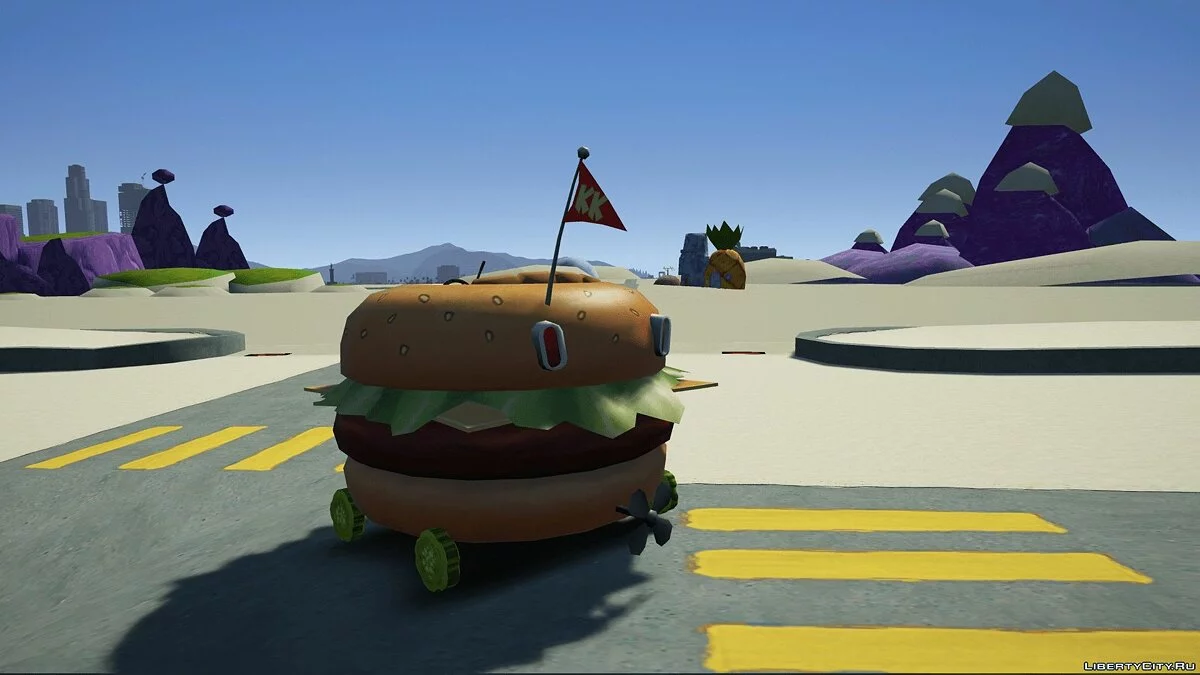 Spongebob's Burger Mobile [Add-On | Unlocked] 1.0 / GTA 5