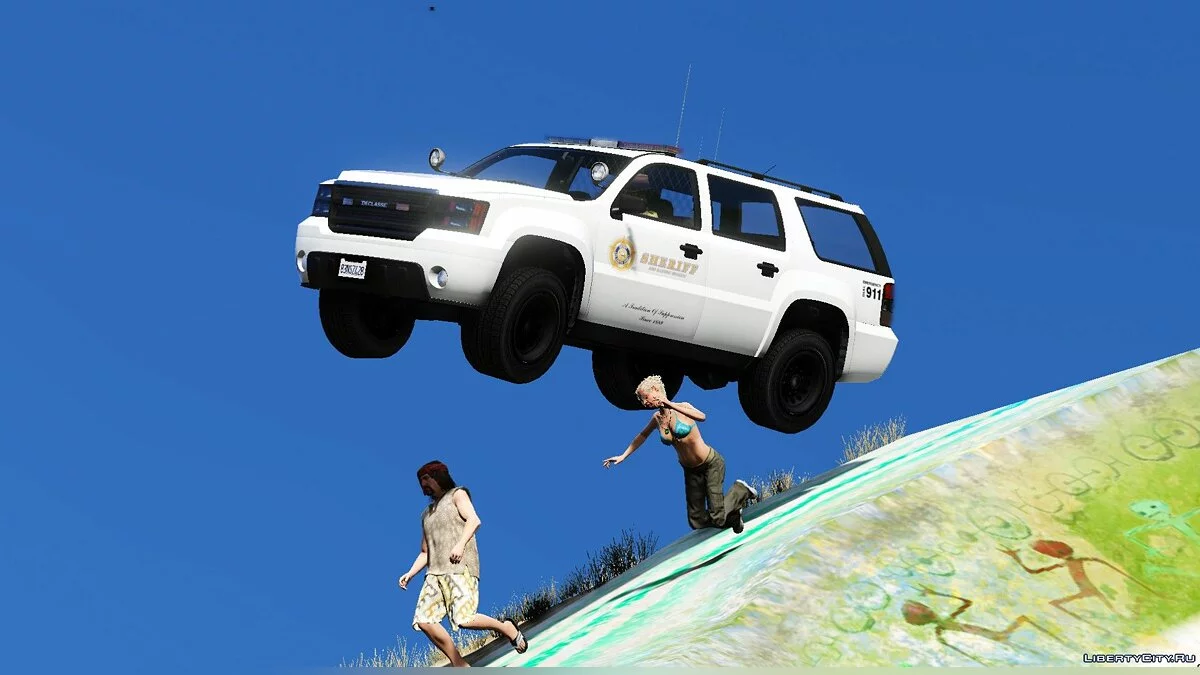 Sheriff Declasse Alamo | LSSD | All White - New White Sheriff SUV / GTA 5