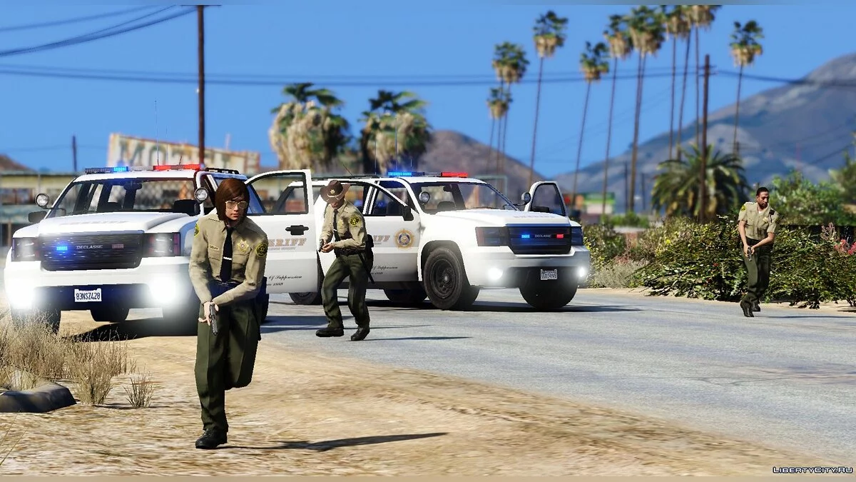 Sheriff Declasse Alamo | LSSD | All White - New White Sheriff SUV / GTA 5