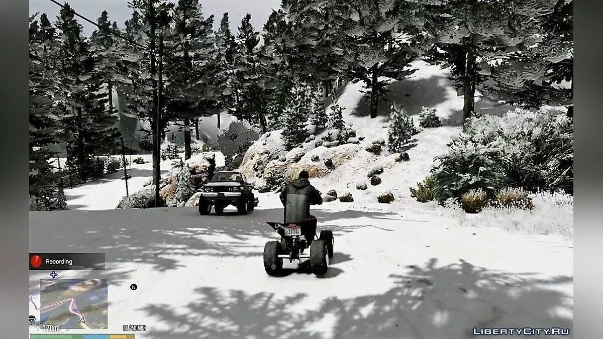 Зима в GTA 5 (Автоустановка / Усе в одному) v1.0 / GTA 5