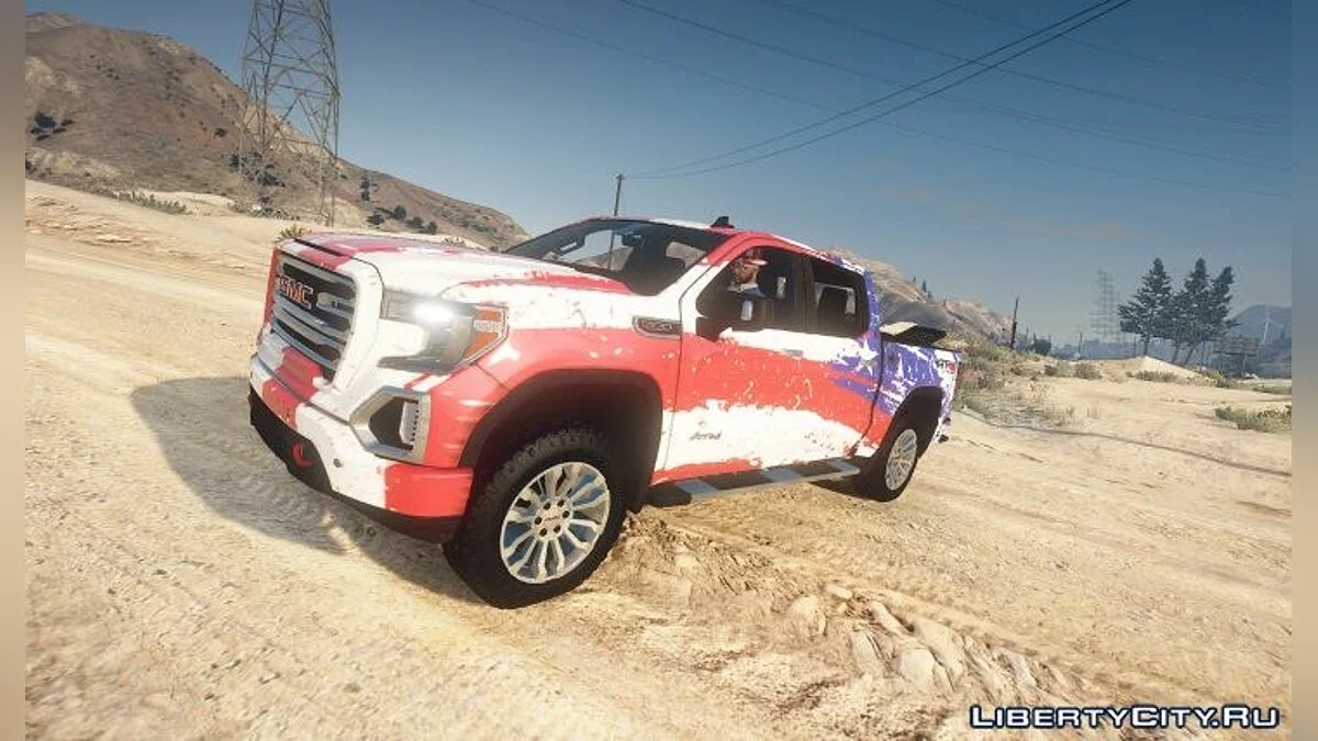 GMC Sierra AT4 2019 [Add-on | FiveM | Plantilla | 21 Liveries] 1.0 / GTA 5