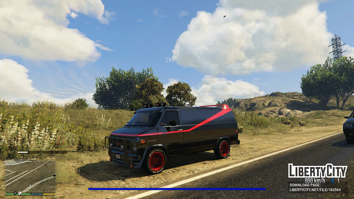 GMC Vandura 83 A-TEAM面包车 [附加] 0.6 / GTA 5