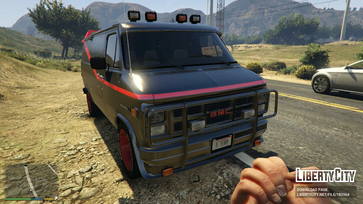 GMC Vandura 83 A-TEAM面包车 [附加] 0.6 / GTA 5