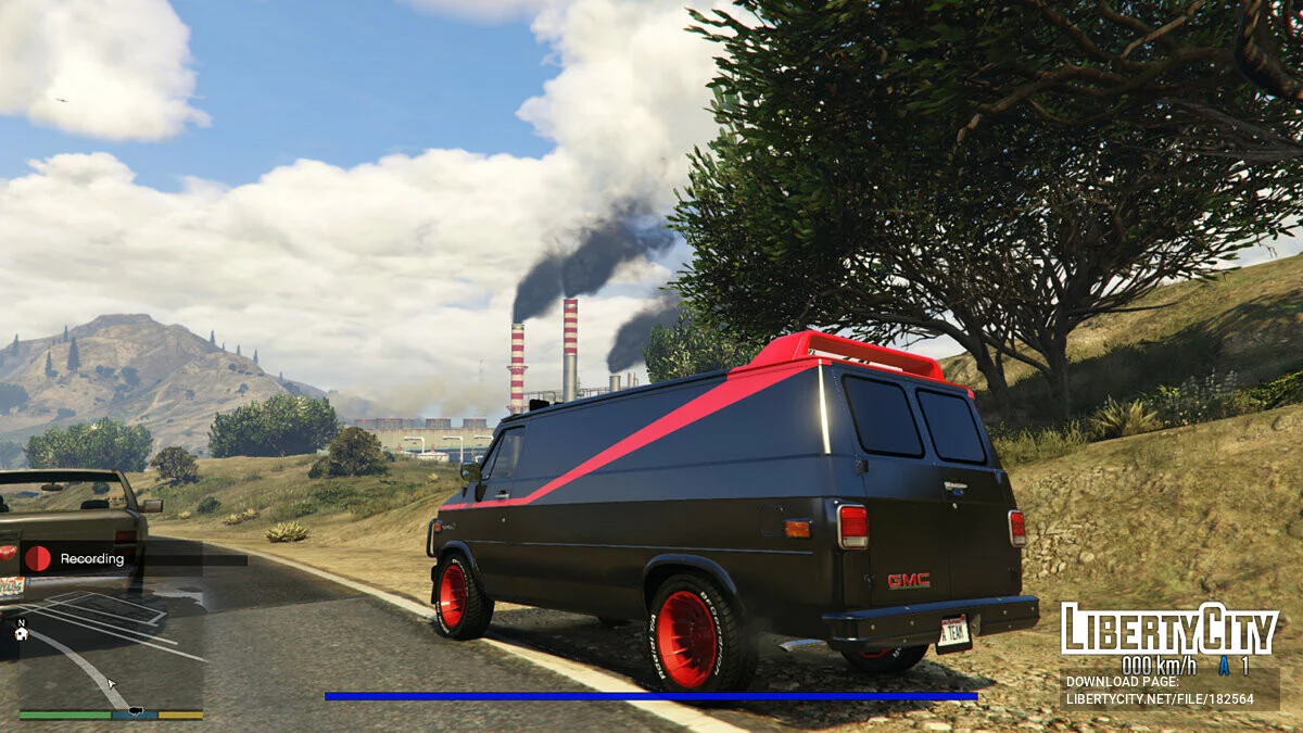 GMC Vandura 83 A-TEAM面包车 [附加] 0.6 / GTA 5